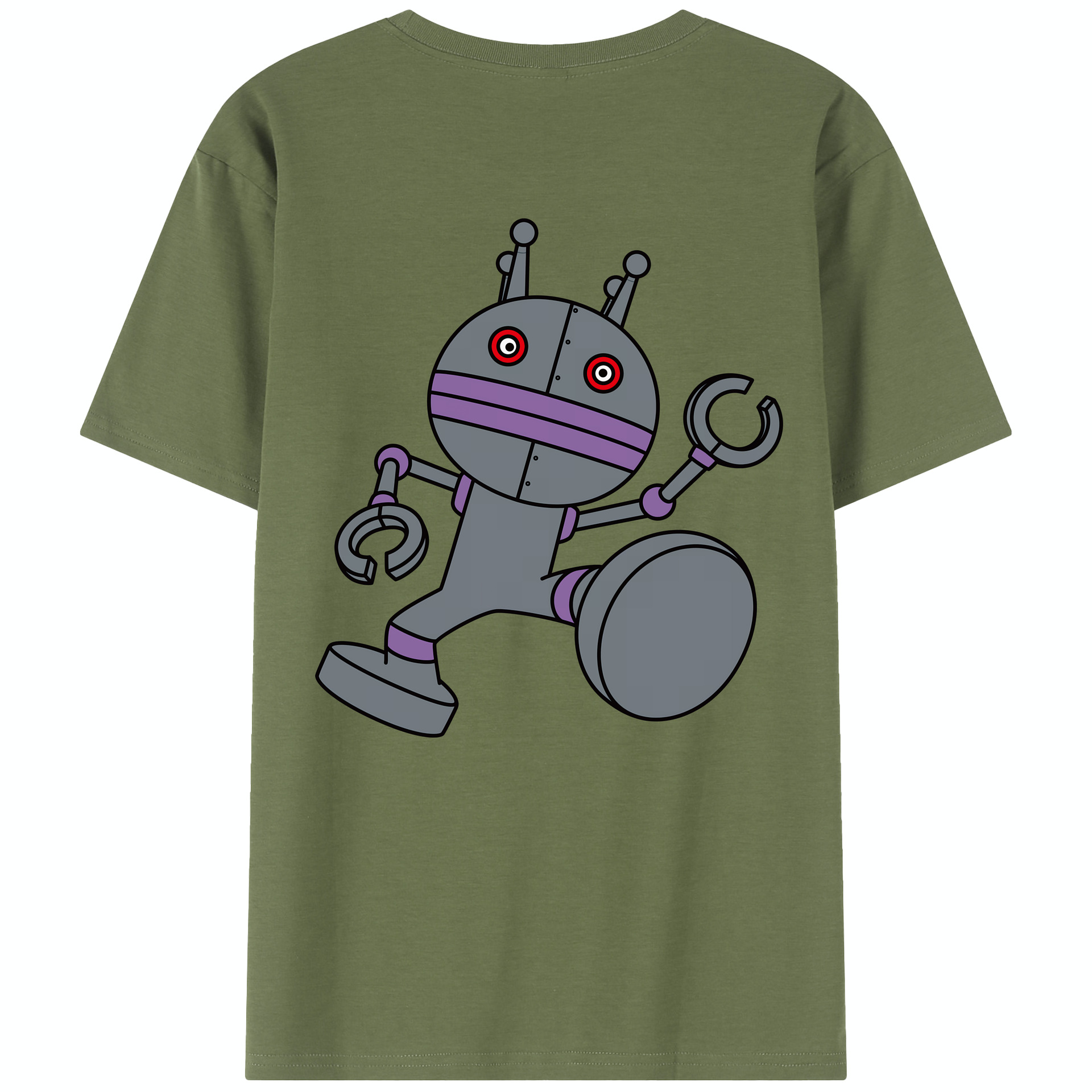 （画像用） アンパンマン Anpanman 綿100％半袖Tシャツ（背面プリント）